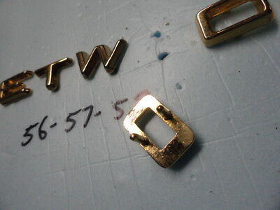 CADILLAC 1958 FLEETWOOD 18K GOLD PLATED TRUNK LETTERS - Fresh Stock Dated December 2025