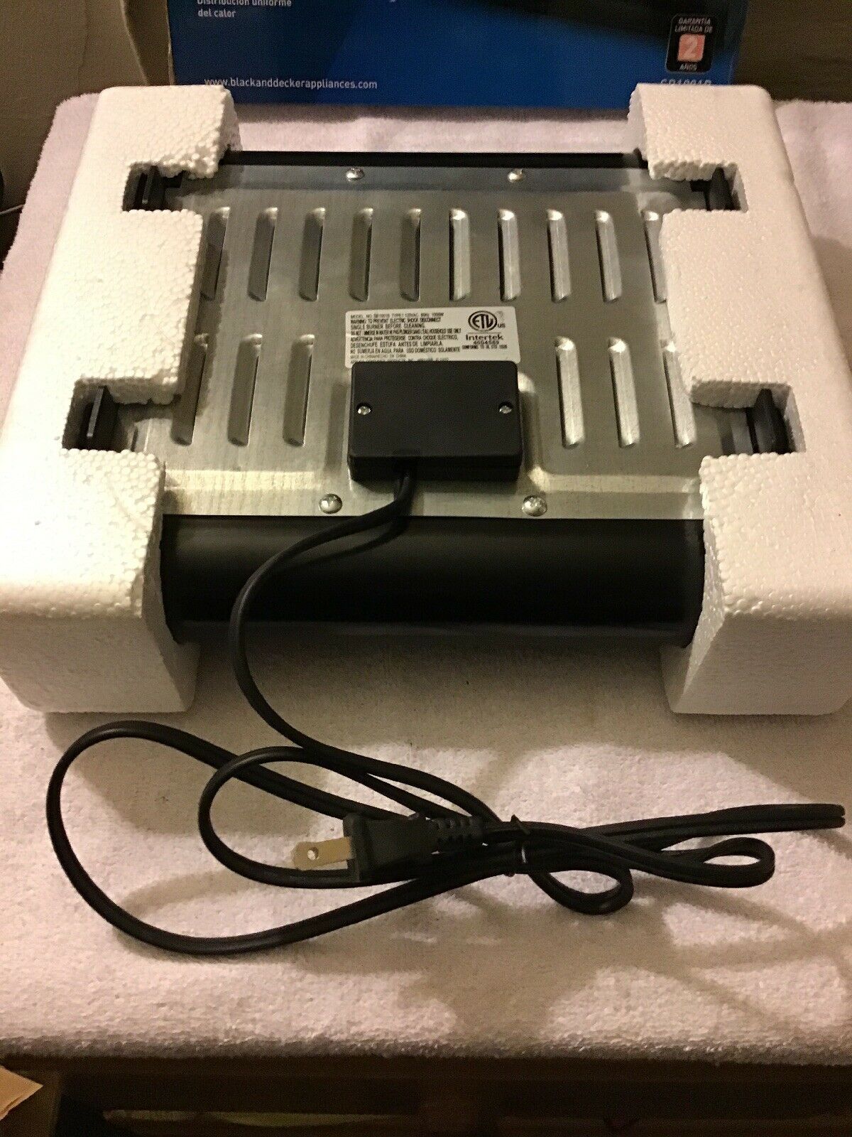 BLACK+DECKER Single Burner Portable Buffet Range  Cooking Appliances, New - Fresh Stock Dated February 2026