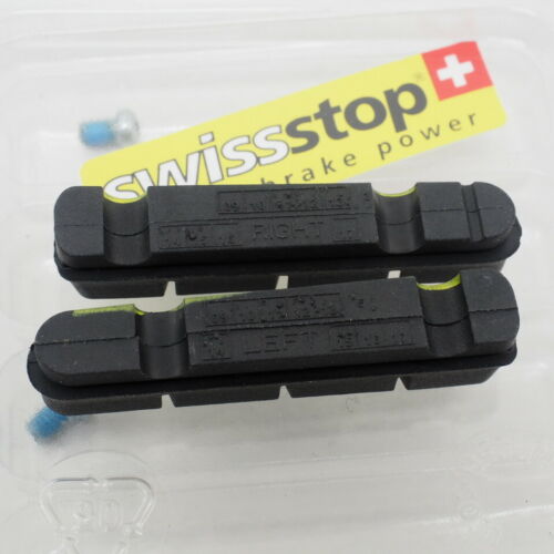 New! SwissStop Flash Pro Carbon Bicycle Brake Pads for Shimano/Sram Black - Fresh Stock Dated December 2025