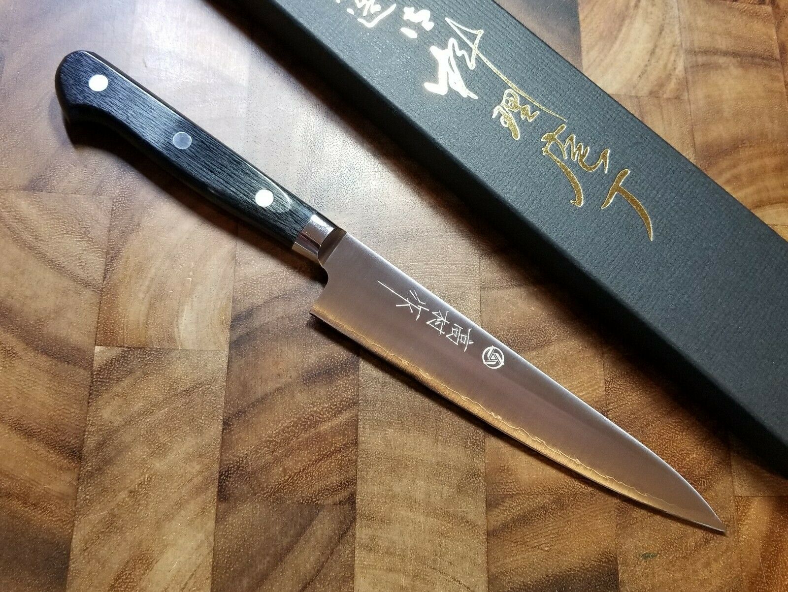 Takamura Migaki 150mm Petty Japanese Paring Knife - VG10 Stainless Steel - Fresh Stock Dated January 2026