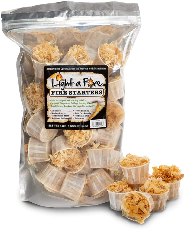 Light-A-Fire,All Natural Fire Starter.BBQ,Charcoal,Wood Fire.30 Pods Container - Fresh Stock Dated January 2026