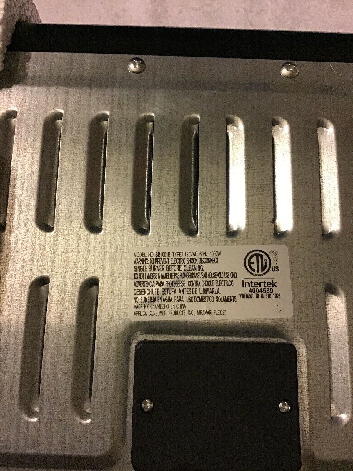 BLACK+DECKER Single Burner Portable Buffet Range  Cooking Appliances, New - Fresh Stock Dated February 2026