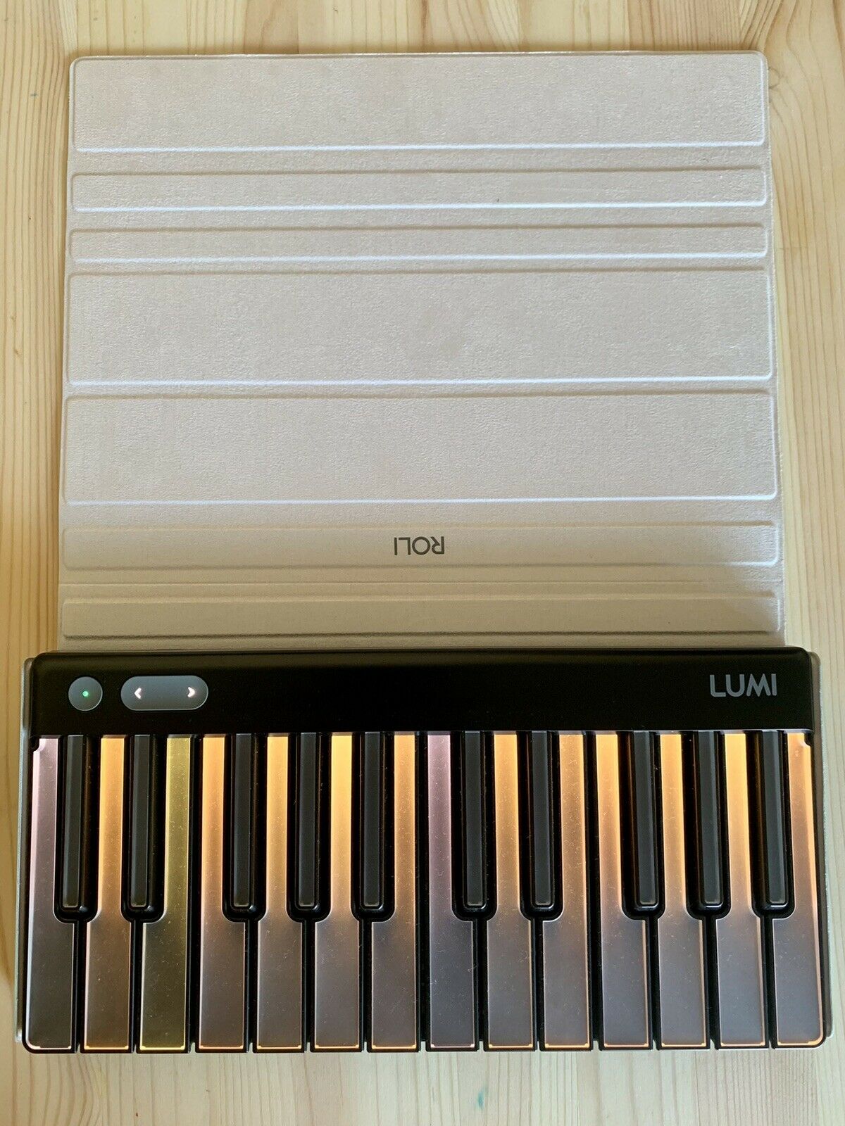 Roli Lumi Keys Illuminated Keyboard with Auqua Snapcase - Fresh Stock Dated December 2025