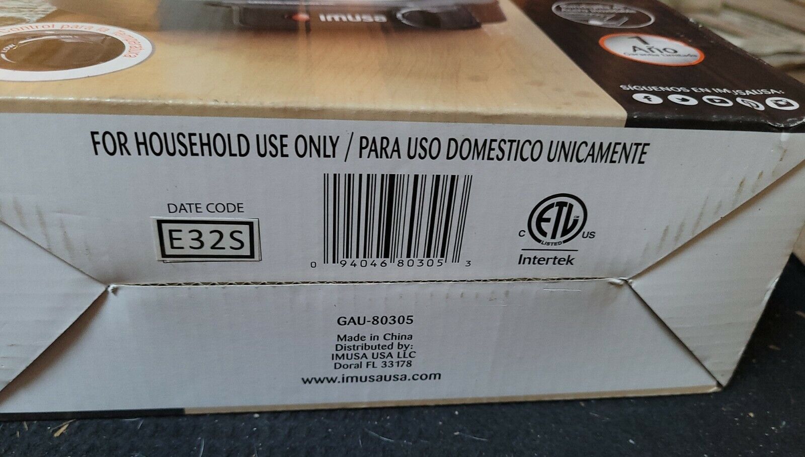 Imusa 1100W Electric Single Burner, Camping, Dorm, Travel, Household fishing - Fresh Stock Dated February 2026