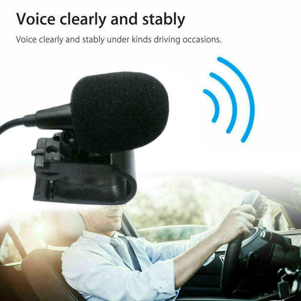 3.5mm Car Stereo External Microphone For Bluetooth D GPS Enabled Stereo DVD Y1L5 - Fresh Stock Dated December 2025