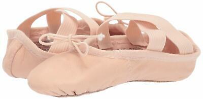 Leo Girls' Ensemble Dance Shoe, Ballet Pink, 8 C US Toddler - Fresh Stock Dated December 2025