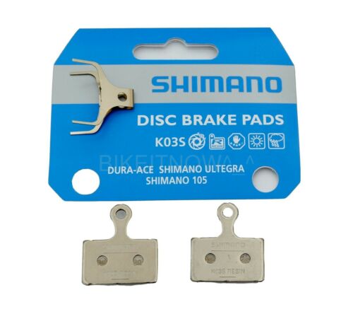 SHIMANO K03S Road Bike Resin Disc Brake Pads for BR- R9170/RS805/RS505 As K02S - Fresh Stock Dated December 2025