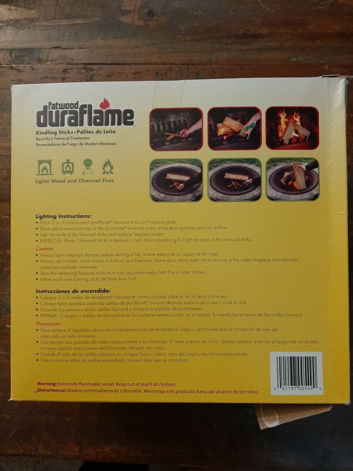 Duraflame Fatwood Kindling Sticks, Resin- Rich Firelighters To Start Wood - Fresh Stock Dated January 2026