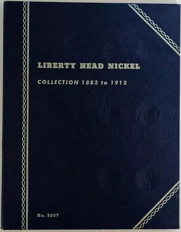 1883-1912 USED LIBERTY HEAD & JEFFERSON NICKEL FOLDERS - LOTS OF 2, 1, 1, 3 & 3 - Fresh Stock Dated December 2025