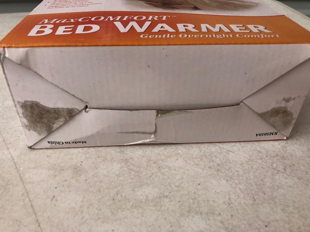 Battle Creek Bed Warmer with Three-Temp Settings and 8-Hour auto Shut-Off, Provi - Fresh Stock Dated February 2026