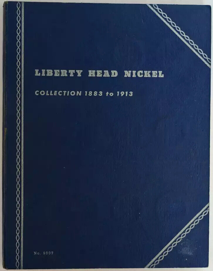 1883-1912 USED LIBERTY HEAD & JEFFERSON NICKEL FOLDERS - LOTS OF 2, 1, 1, 3 & 3 - Fresh Stock Dated December 2025