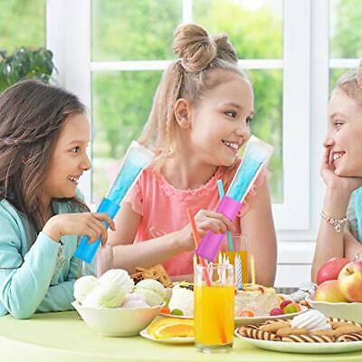 Popsicle Holders Ice Pop Neoprene Insulator Sleeves 5.91 x 2.36 Inch 50 Pieces - Fresh Stock Dated February 2026