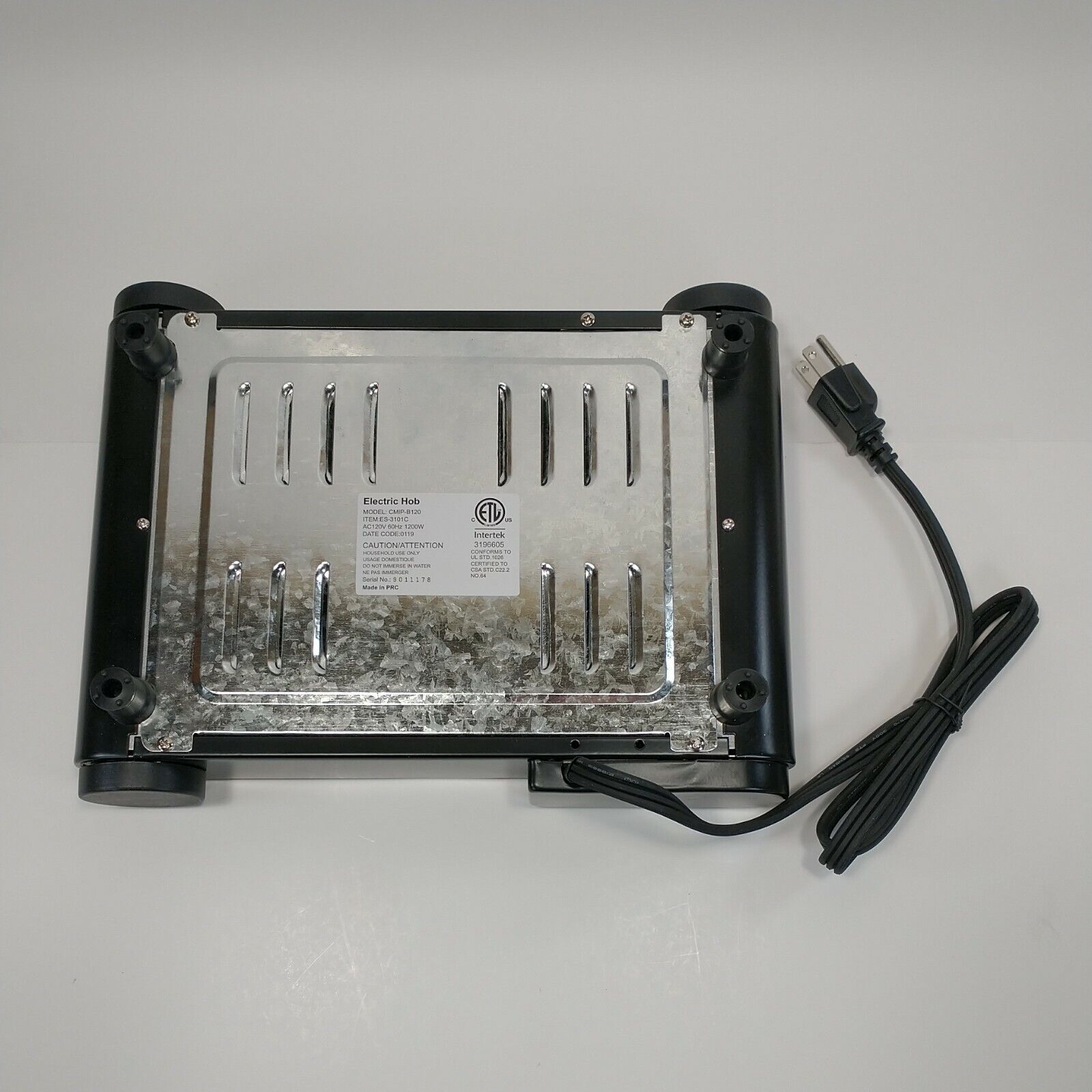 Cusimax Infrared Ceramic Hot Plate Portable Electric Single Cooktop CMIP-B120 - Fresh Stock Dated February 2026