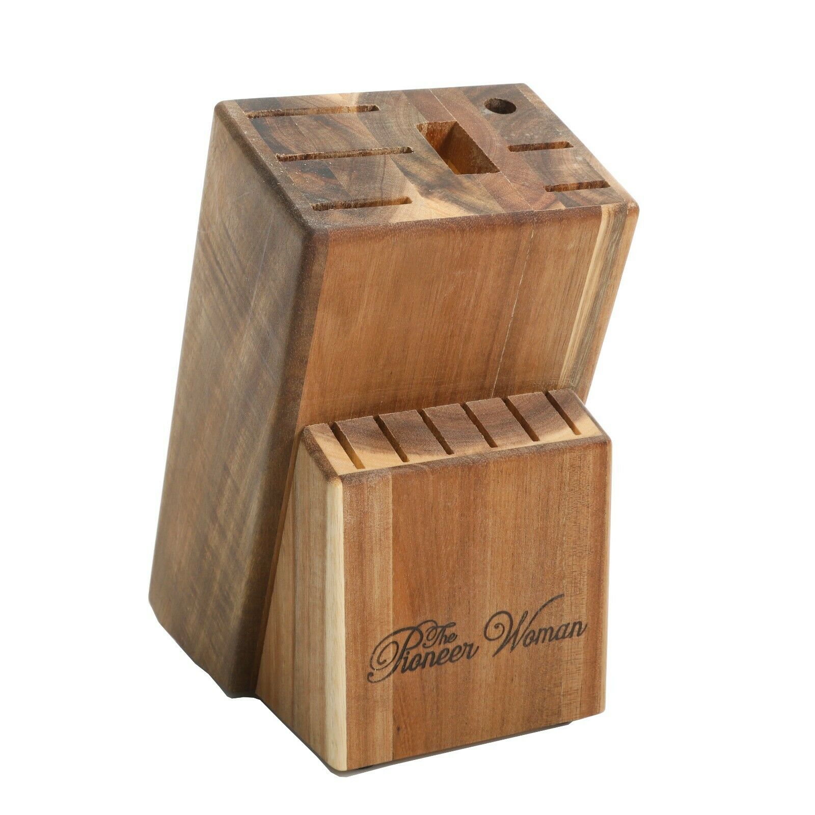 The Pioneer Woman Cowboy Rustic 14-Piece Forged Cutlery Knife Block Set, Red - Fresh Stock Dated January 2026