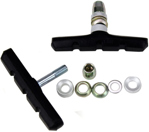 Mongoose Bicycle Brake Pads Durable Curve Design Fits Most Bikes Black - Fresh Stock Dated December 2025