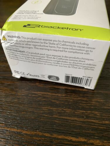 Bracketron Roadtripper SOUND Car Audio Bluetooth FM Transmitter OPEN BOX NEW - Fresh Stock Dated January 2026