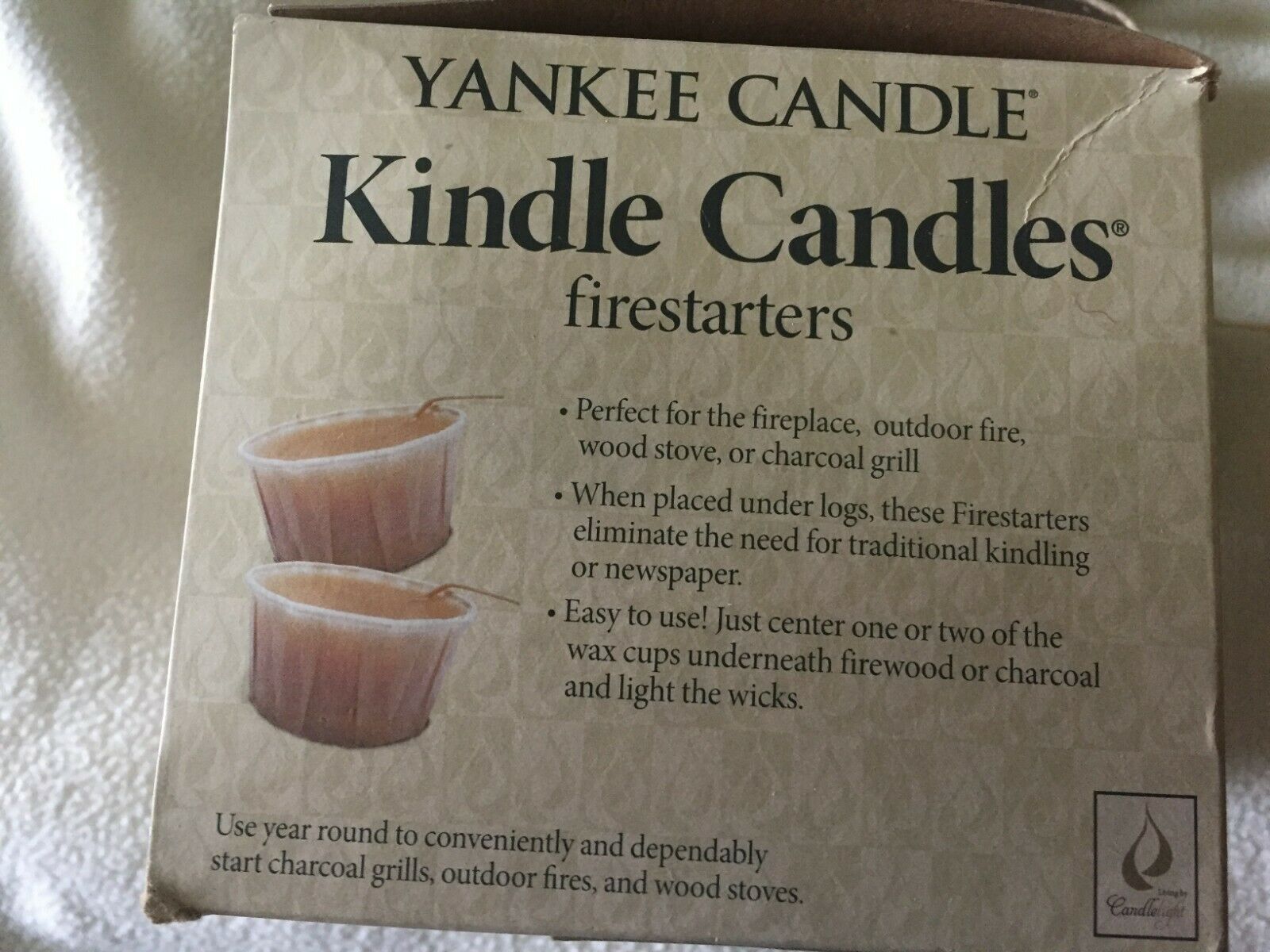 Yankee Candle ~ Kindle Candle ~ Fire Starters - Pack of 12 - Fresh Stock Dated December 2025