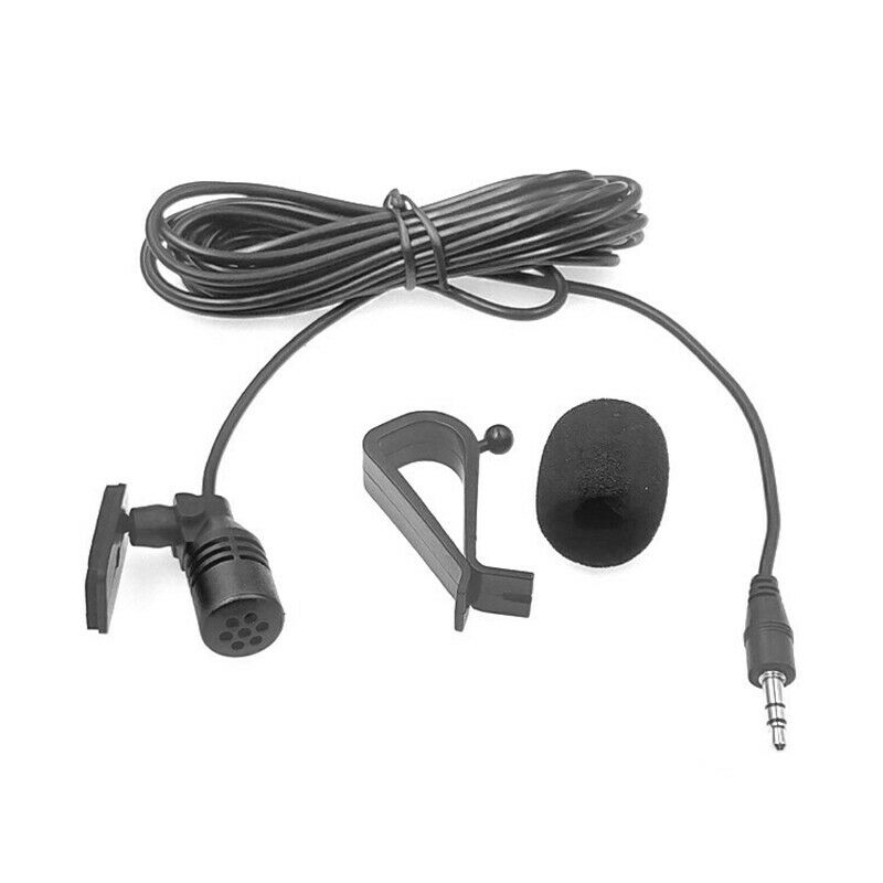 3.5mm Mic Car Vehicle Radio Stereo GPS Enabled Audio DVD External Microphone - Fresh Stock Dated December 2025