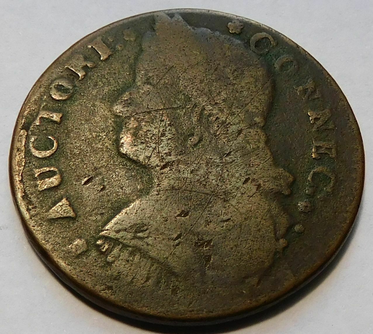 1787 Connecticut Cent - Fine, Colonial Copper Penny 1C - Fresh Stock Dated December 2025