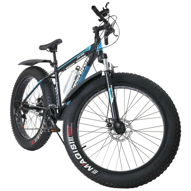 Mountain Bike Bicycle Shimanos Men Women Fat Tire 26