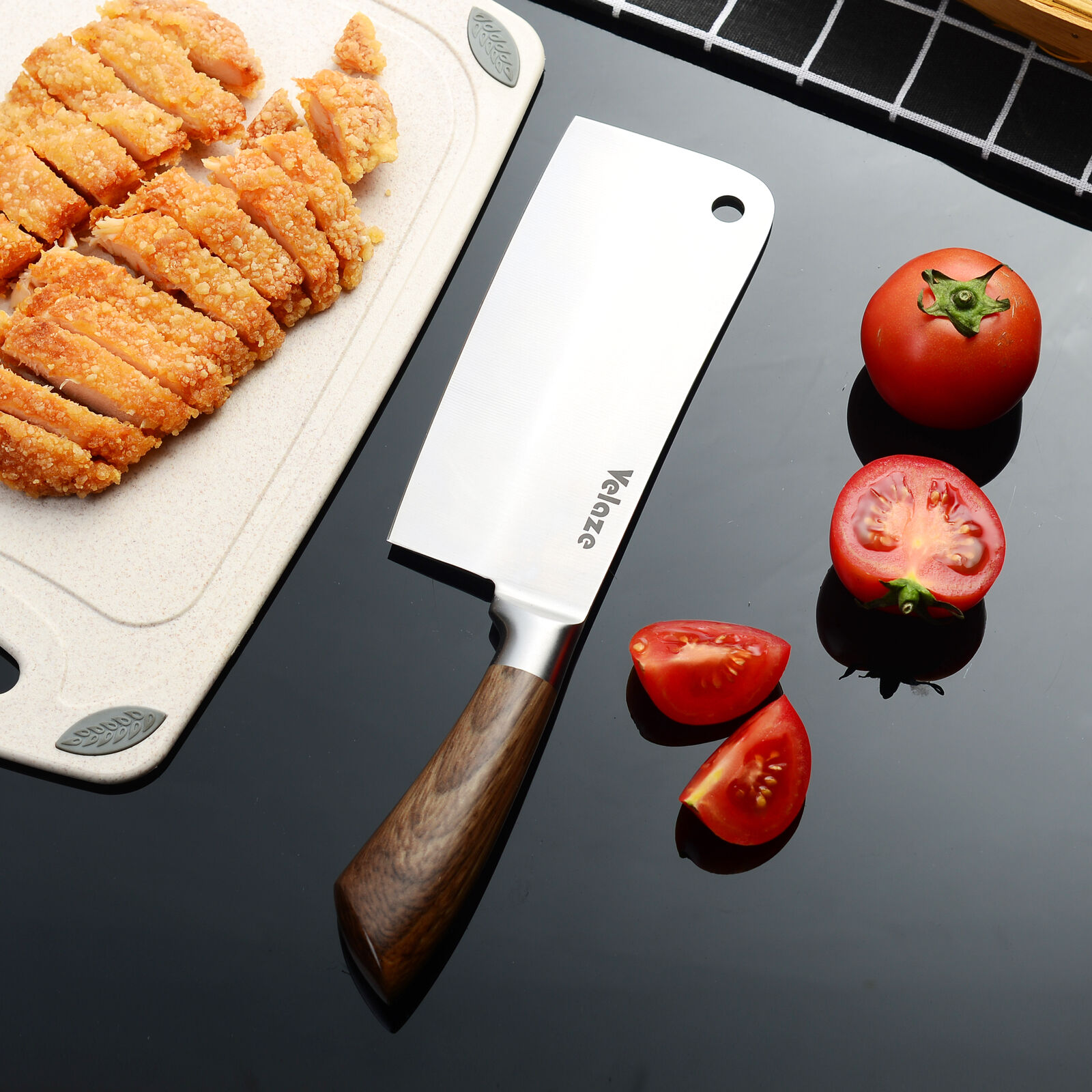 Velaze 8-Pieces Stainless Steel Knife Set Chef Cutlery Kitchen Knives Knife Set - Fresh Stock Dated February 2026