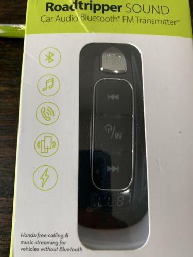 Bracketron Roadtripper SOUND Car Audio Bluetooth FM Transmitter OPEN BOX NEW - Fresh Stock Dated January 2026