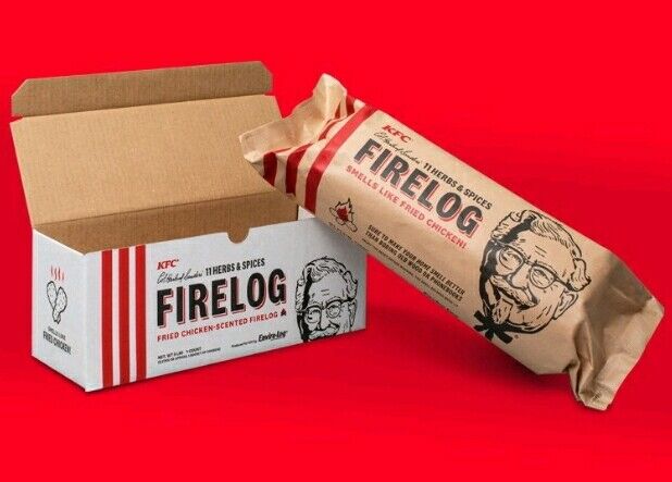 KFC® Limited-Edition 11 Herbs & Spices Firelog by Enviro-Log Factory Sealed NIB - Fresh Stock Dated December 2025