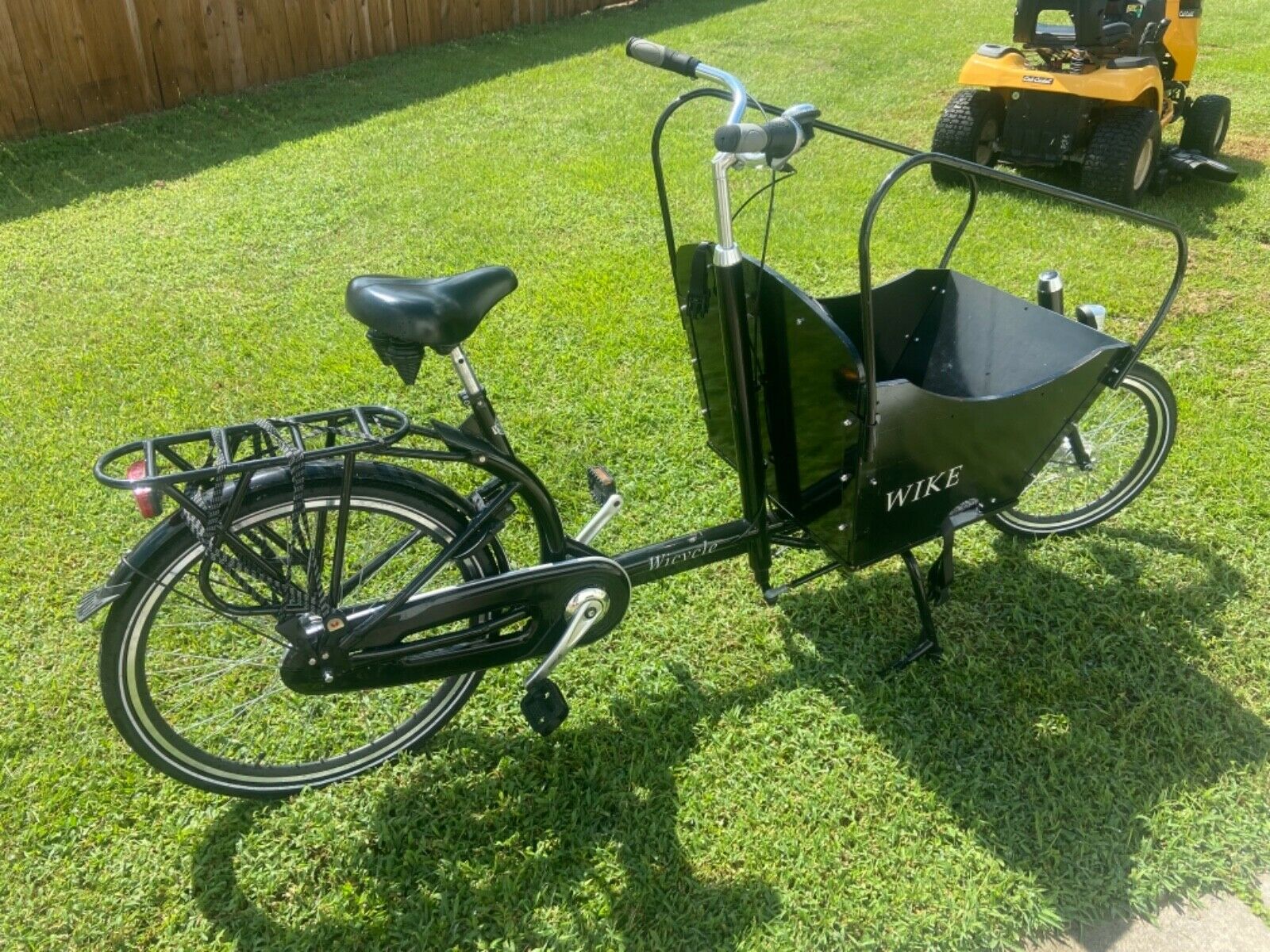 Wike family cargo bike with canopy - Fresh Stock Dated December 2025