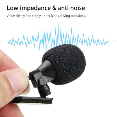 Car Microphone High Sensitivity For Radio Audio DVD External Mic 2.5mm Connector - Fresh Stock Dated December 2025