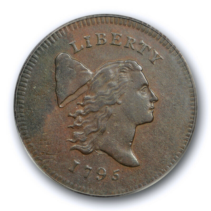1795 1/2C Liberty Cap Half Cent PCGS AU 53 About Uncirculated OGH CAC Approved ! - Fresh Stock Dated December 2025