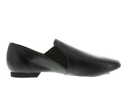 ABT Little Girls Spotlights Neoprene Jazz Shoes Black Leather Size 13 US NEW - Fresh Stock Dated December 2025