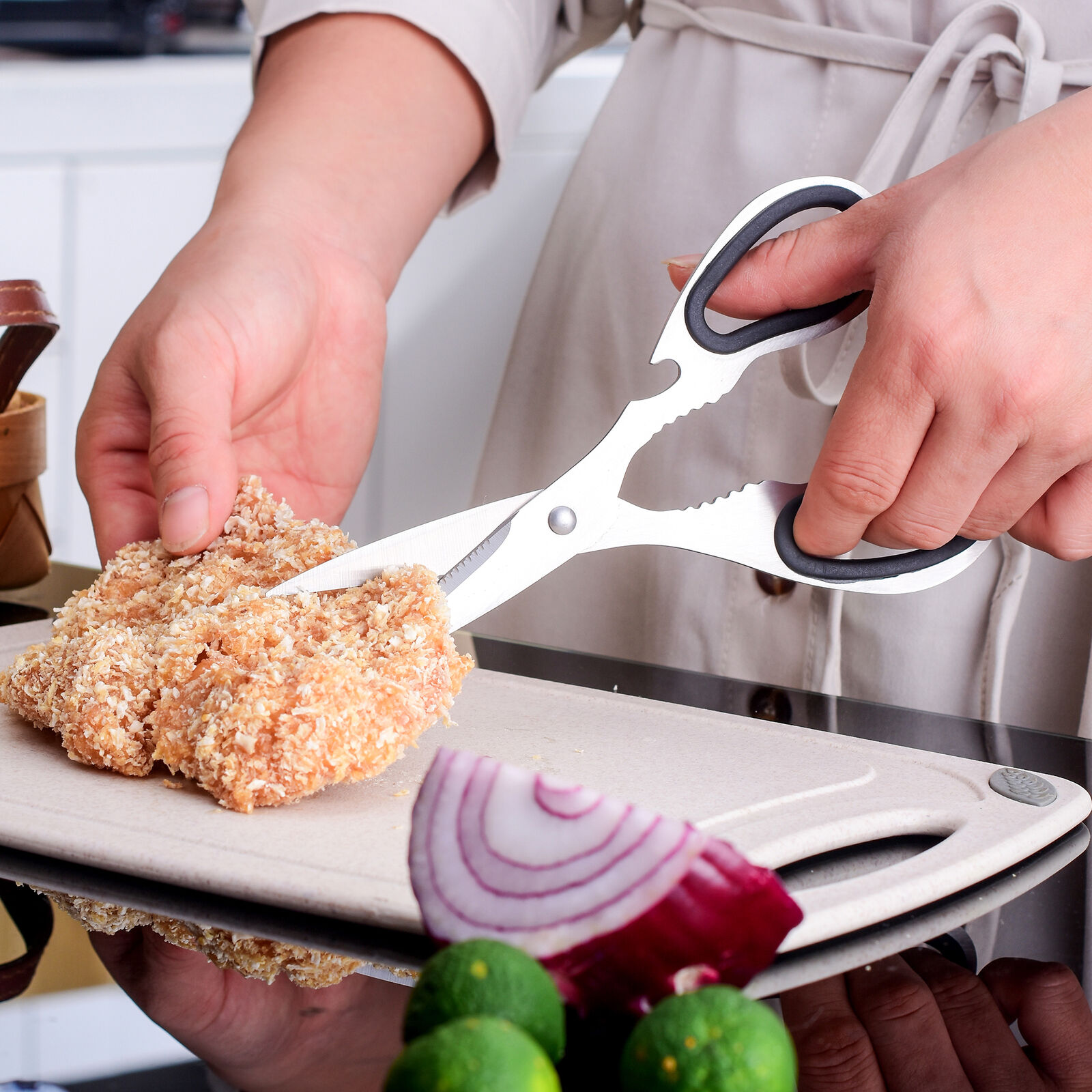 Velaze 8-Pieces Stainless Steel Knife Set Chef Cutlery Kitchen Knives Knife Set - Fresh Stock Dated February 2026