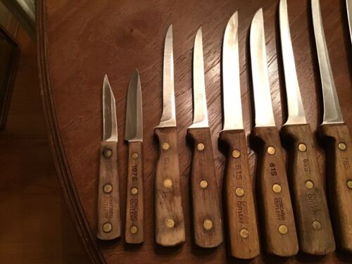 Lot 15 Vtg Chicago Cutlery Knives 100S 107S 62S 61S 65S 78S C42 42S Santoku Chef - Fresh Stock Dated January 2026