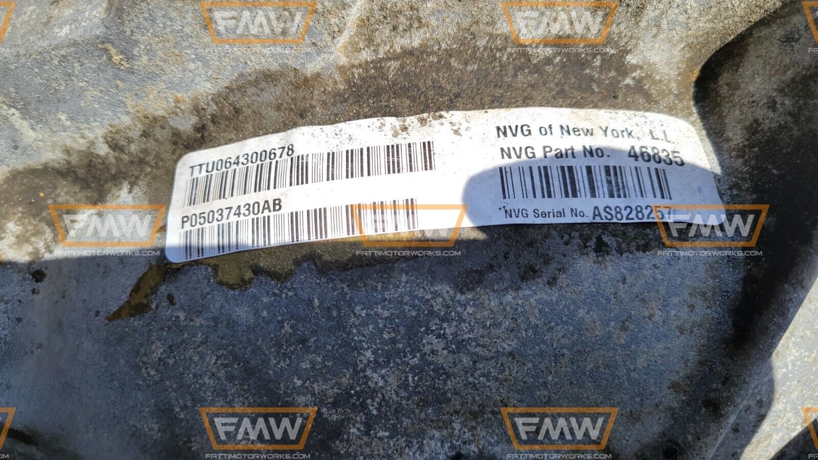 04-05 SRT4 SRT-4 2.4 Turbo OEM Transmission 5 Speed Manual LSD Limited Slip T850 - Fresh Stock Dated December 2025