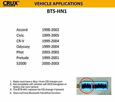Crux BTS-HN1 Bluetooth Music Streaming - Fresh Stock Dated January 2026