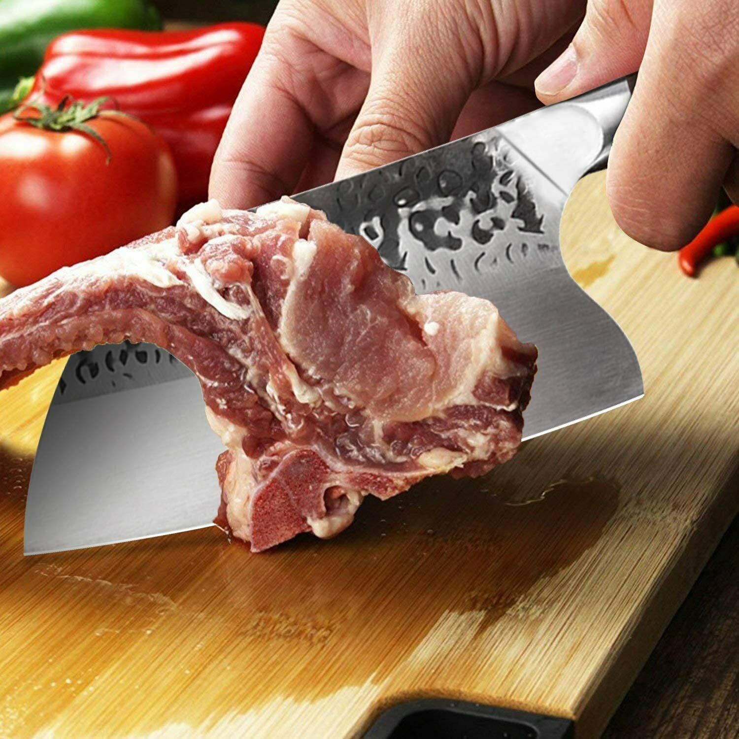 Hunters Serbian Handmade Forged Butcher Knife Chopping Cleaver Kitchen Knife -US - Fresh Stock Dated January 2026