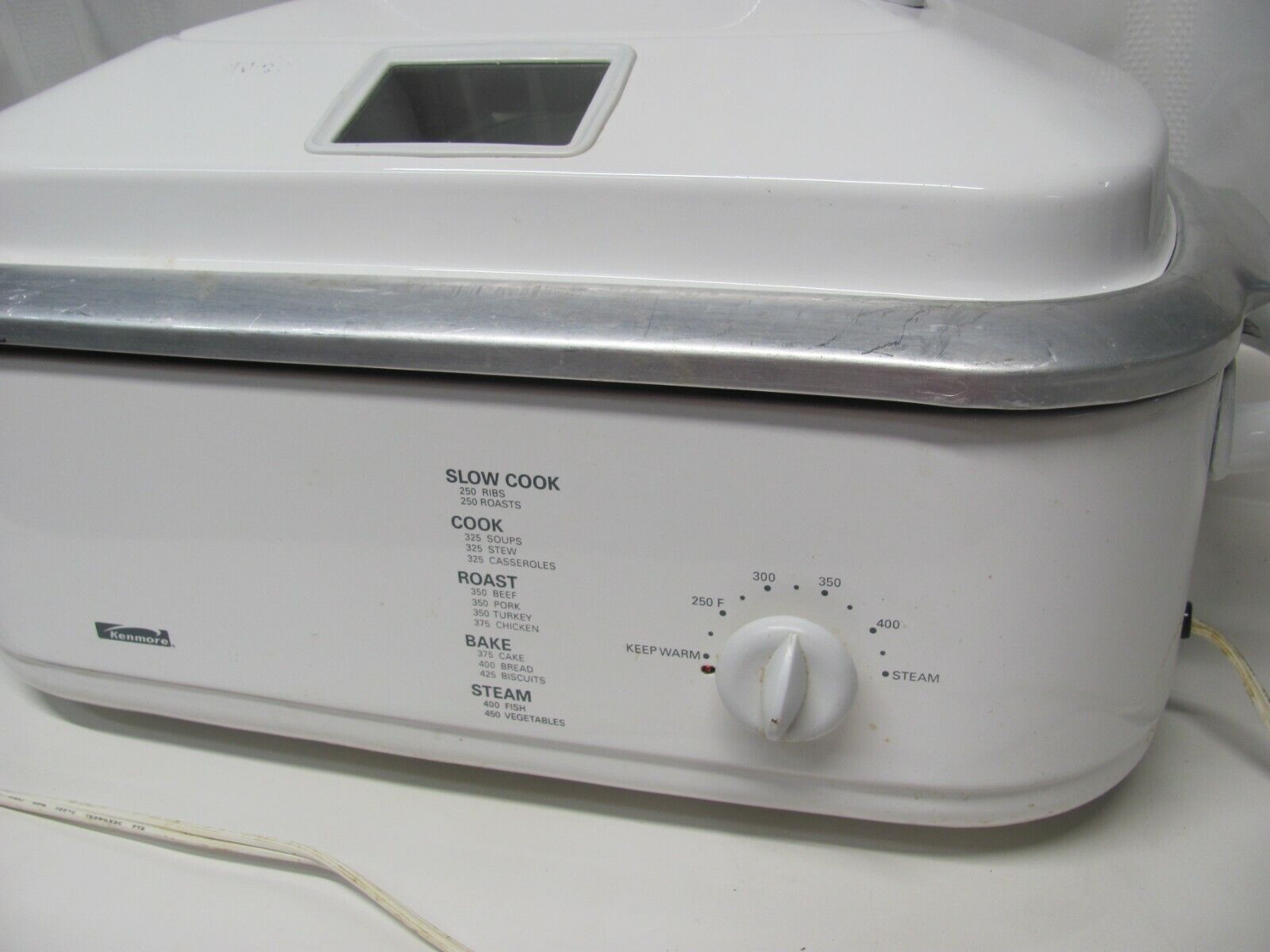 KENMORE 18 qt Hot Plates 3 Pan Buffet Server KRT18BUF Turkey Slow Roaster Steam - Fresh Stock Dated February 2026