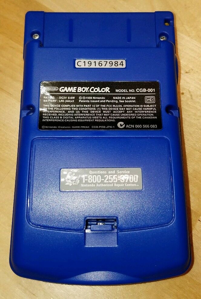 NINTENDO GAME BOY COLOR SPECIAL PIKACHU EDITION **3 REPLACEMENT LABELS SET ONLY* - Fresh Stock Dated February 2026