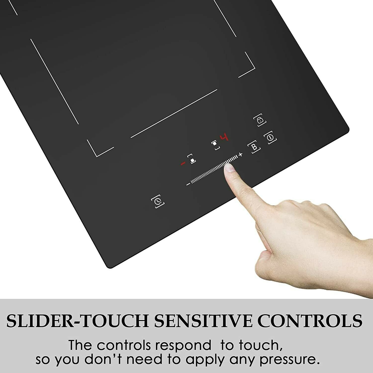 SINGLEHOMIE 12 Inch Double Induction Cooktop 2 Boost Burner, Built-in Electric - Fresh Stock Dated February 2026