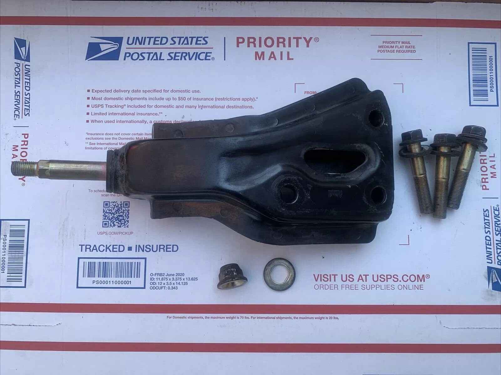92-00 CIVIC Del Sol Manual Trans TORQUE MOUNT BRACKET 5 Speed OEM D16 Z6 Y8 Y7 - Fresh Stock Dated December 2025