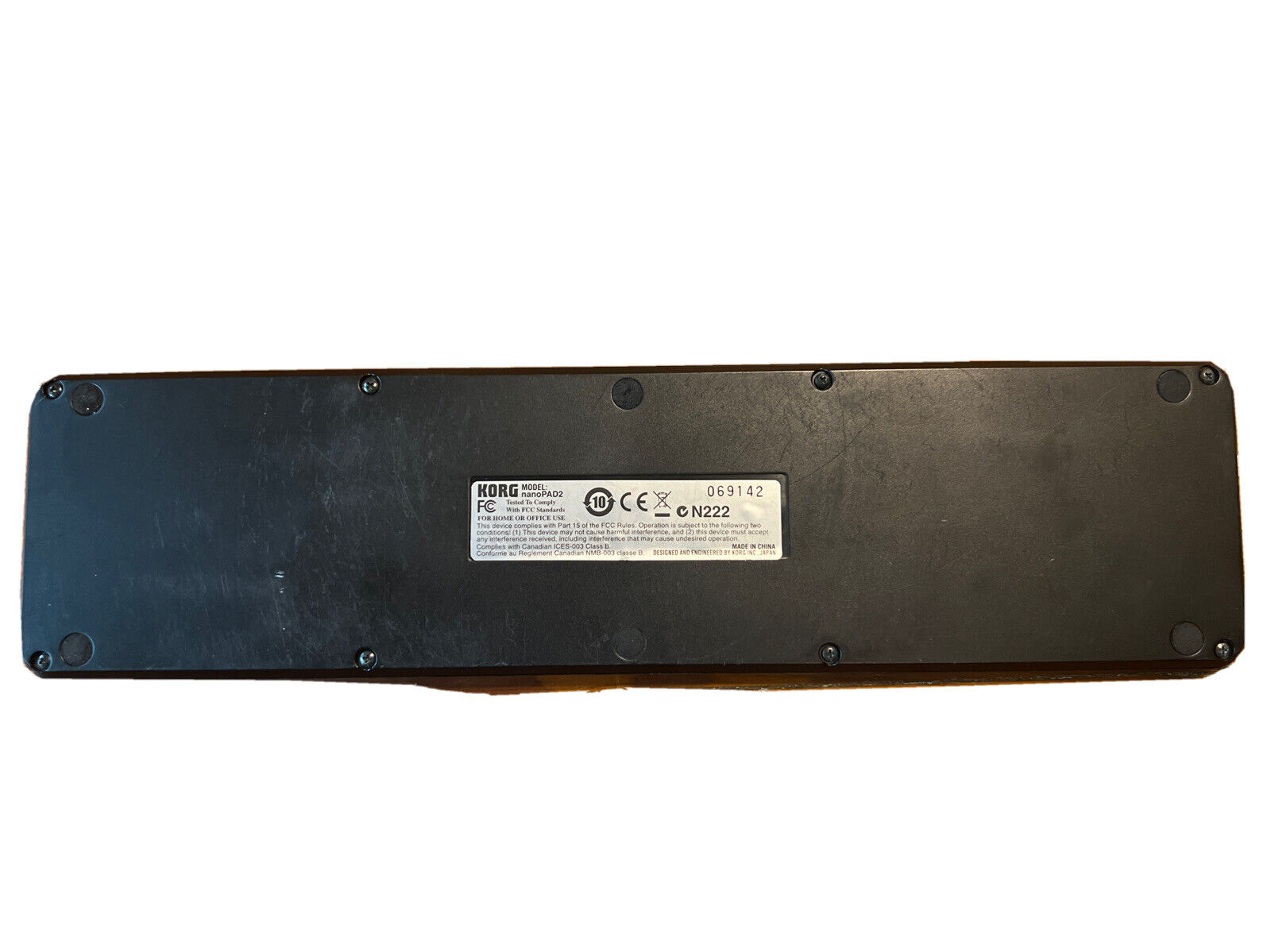 Korg nanoPAD2 Slim-Line USB MIDI Drum Pad  Controller (Black) - Fresh Stock Dated December 2025