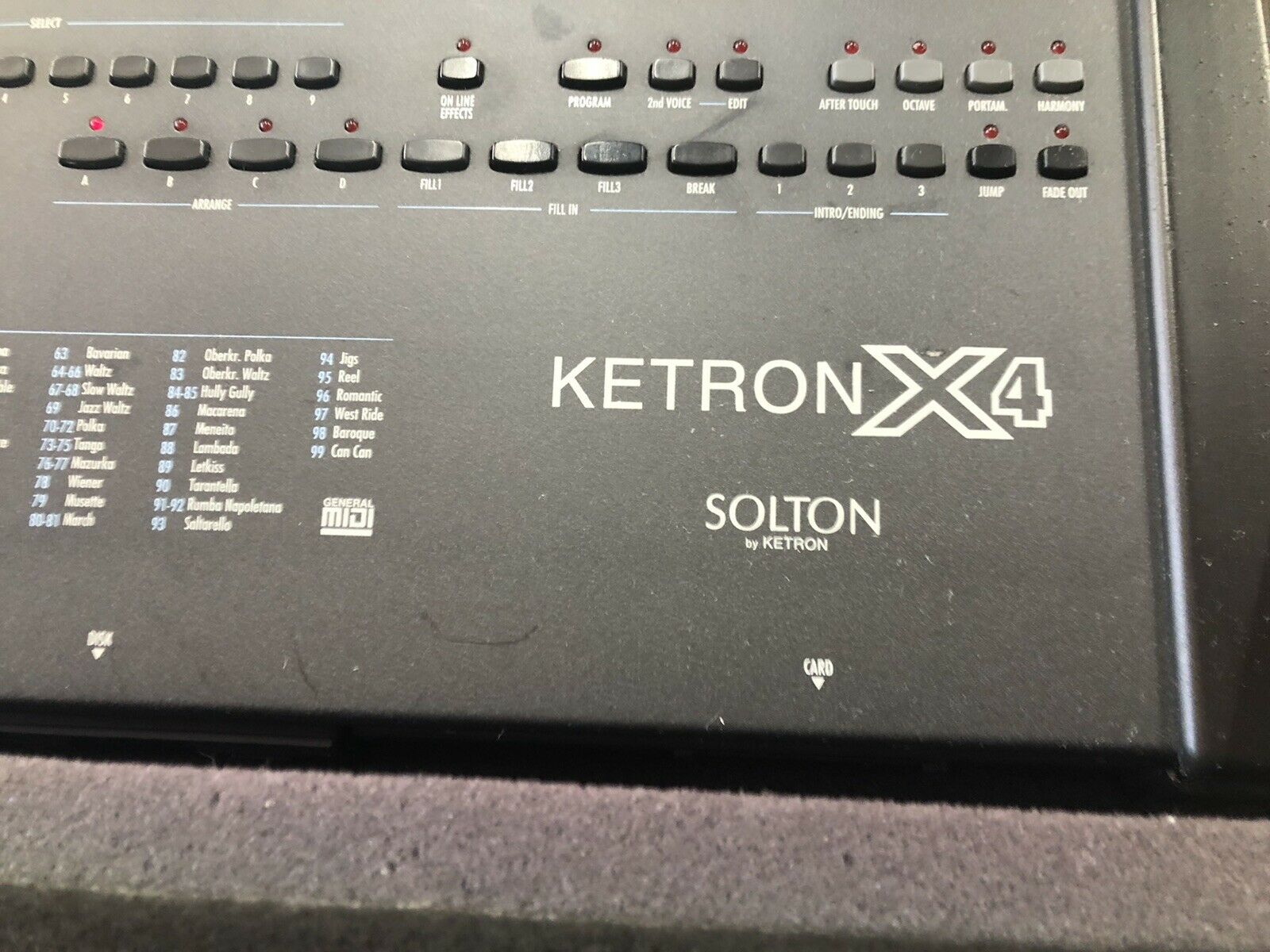 KETRON X-4 ARRANGER MODULE, KEYBOARD EQUIPMENT - Fresh Stock Dated December 2025