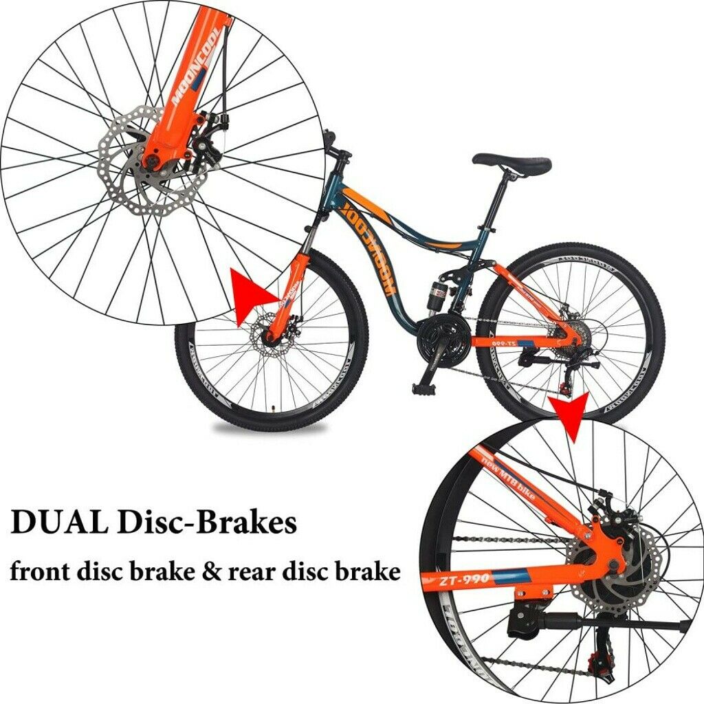 Mountain Bike 21Speeds 26” Twist Shifters & Derailleur Suspension Fork MTB Bike - Fresh Stock Dated January 2026