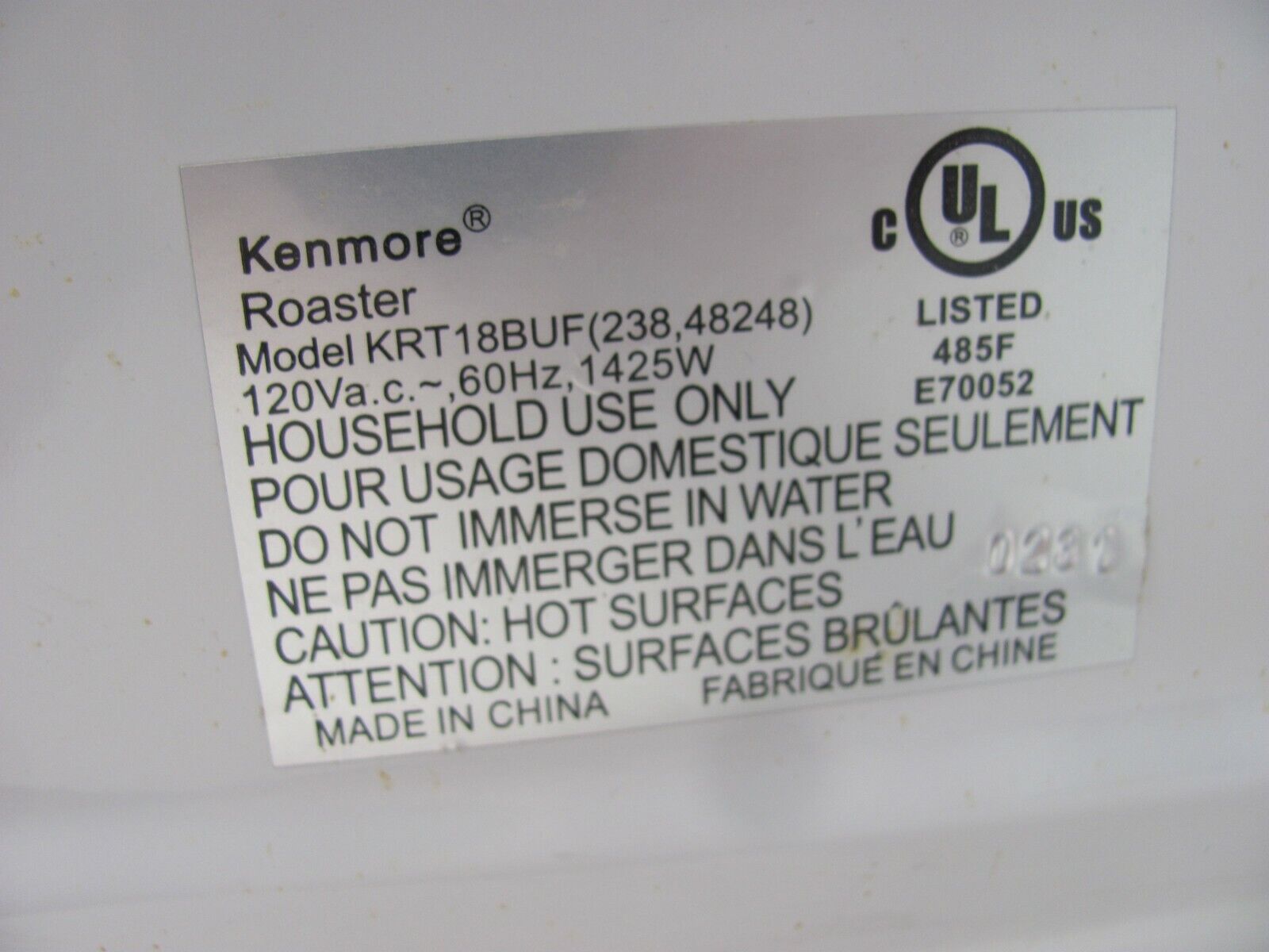 KENMORE 18 qt Hot Plates 3 Pan Buffet Server KRT18BUF Turkey Slow Roaster Steam - Fresh Stock Dated February 2026