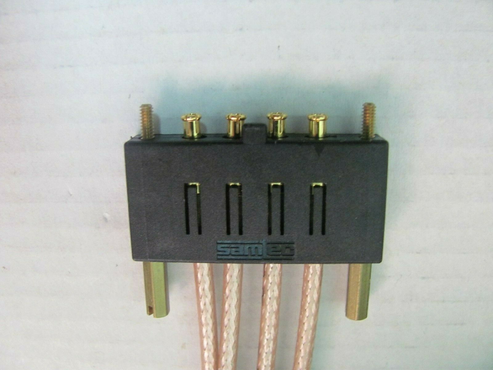 2x Samtec  Male MMCX to Female SMA Coaxial Cable Assembly, 100Cm Length, RG-316 - Fresh Stock Dated December 2025