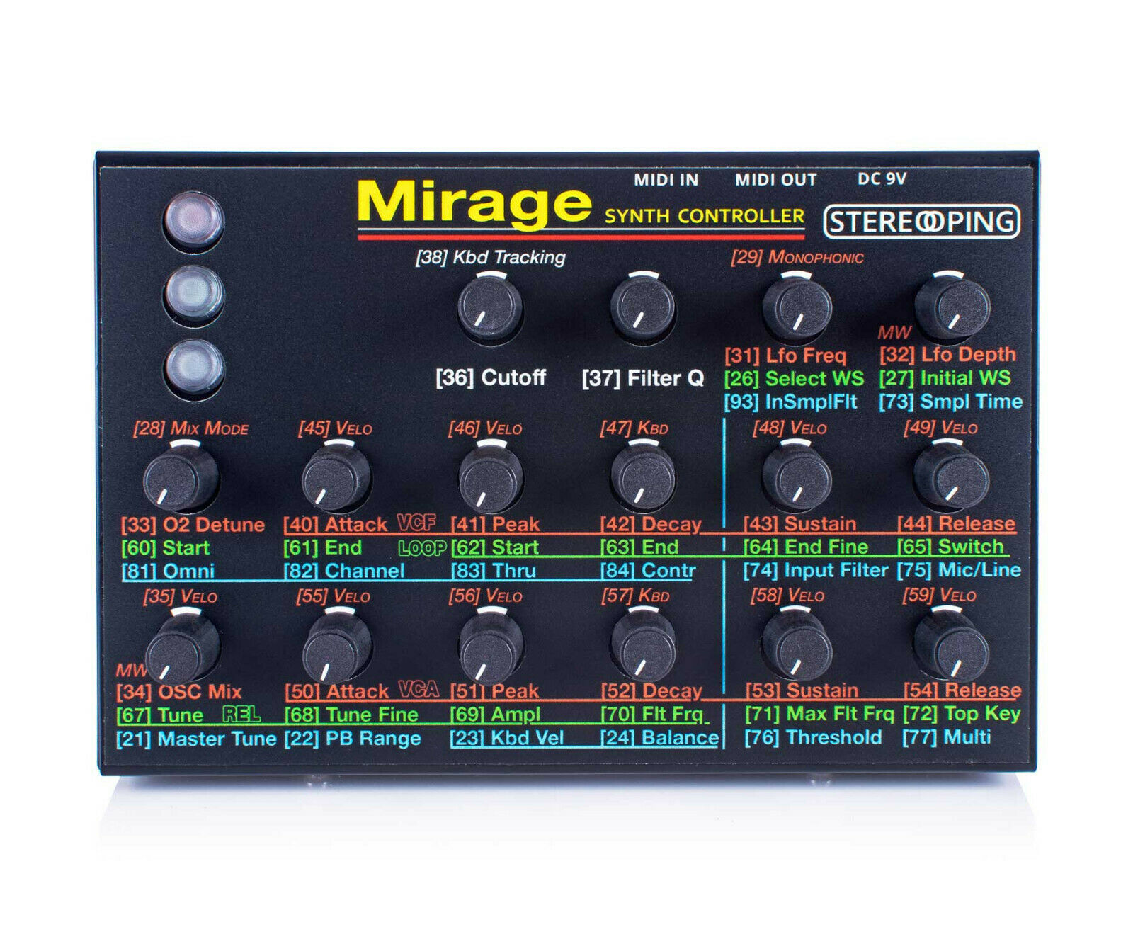Stereoping Mirage Midi Controller for Ensoniq Mirage Analog Synth - Fresh Stock Dated December 2025