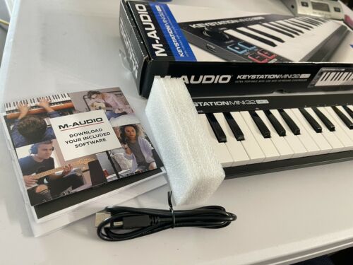 M Audio Keystation Mini 32 MK3, Ultra Portable Mini USB MIDI Controller - Fresh Stock Dated December 2025