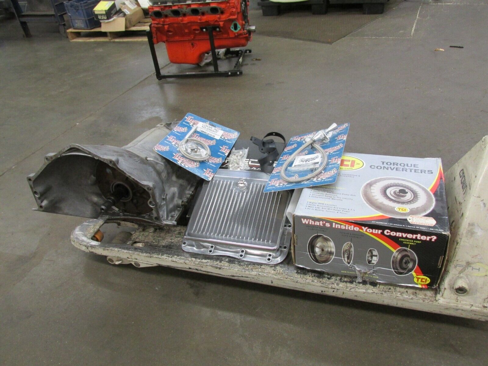 Rebuilt TH350 Turbo 350 Transmission w/ TCI Sat. Night Special Converter 241500 - Fresh Stock Dated January 2026