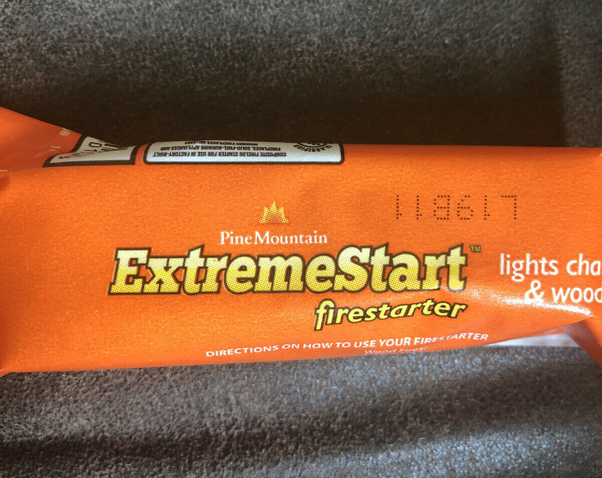 Pine Mountain StarterLogg Extreme start Wrapped Firestarter Set Of 12 - Fresh Stock Dated December 2025