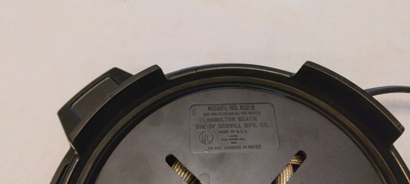 Vintage Hamilton Beach Fifth Burner Portable Hot Plate Model 812-2 - Fresh Stock Dated February 2026